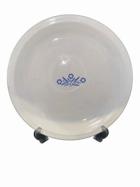 CorningWare P-309 9-Inch Blue & White Floral  Pie Dish